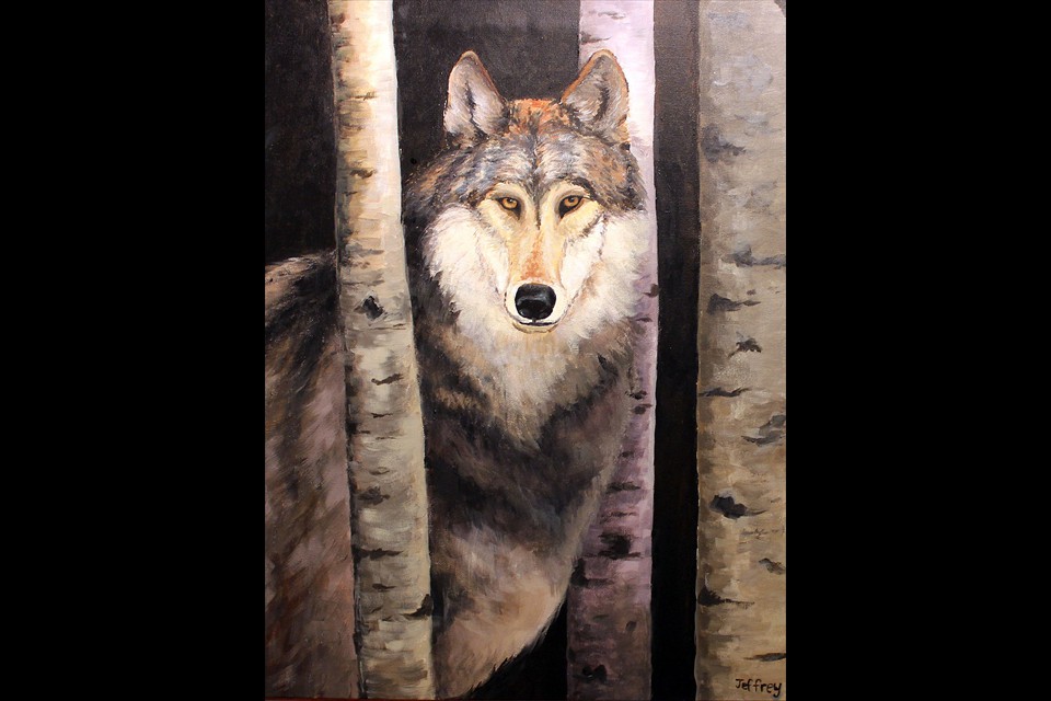 Grey Wolf by Jeffrey Ernest
